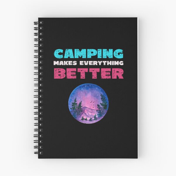 Aperçu de l'œuvre Le camping rend tout meilleur créée et vendue par RedCampLife.