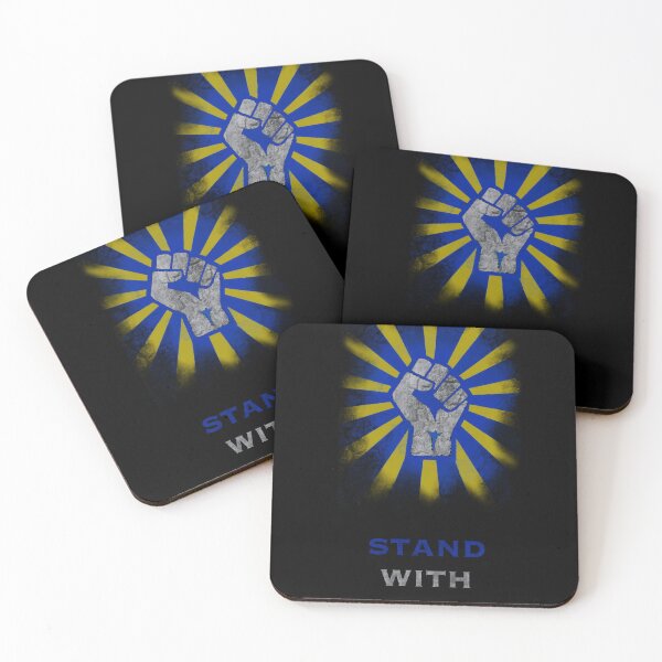 Item preview, Raised Fist, Fight Back, I stand with Ukraine designed and sold by The Murgatroyd.