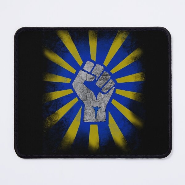 Item preview, Raised Fist, Fight Back, I stand with Ukraine designed and sold by The Murgatroyd.