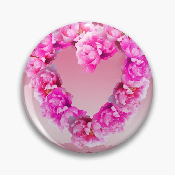 Item preview, Pink Floral Heart Dreamy Sunset  designed and sold by Designsbyshell.