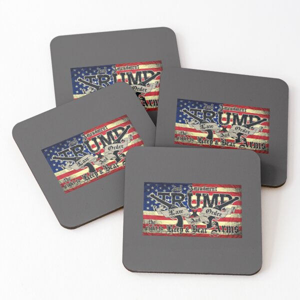Item preview, Trump Law and Order Flag 2nd Amendment 2A Military Firearm designed and sold by 9un5.