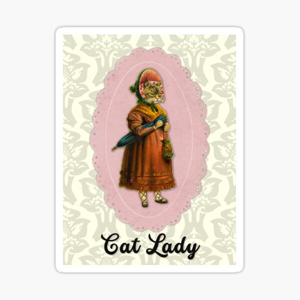 Item preview, Cat Lady Assemblage designed and sold by ThsModernWords.
