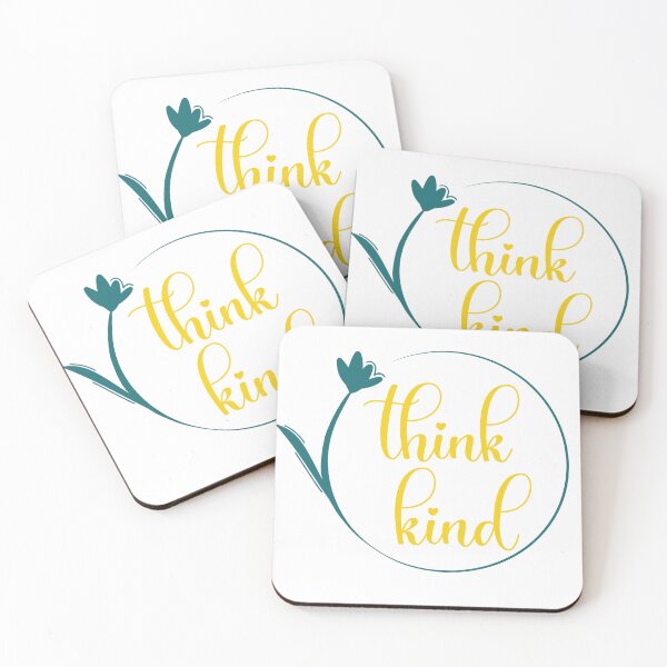 Item preview, think kind typography designed and sold by happyandbubbly.