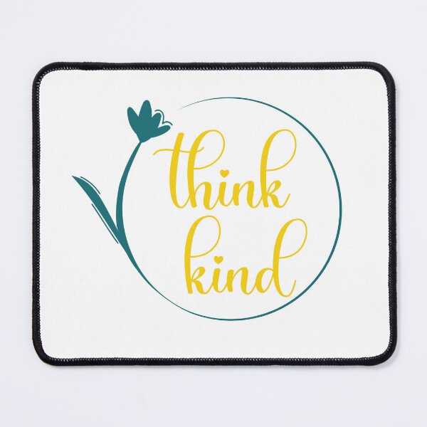 Item preview, think kind typography designed and sold by happyandbubbly.