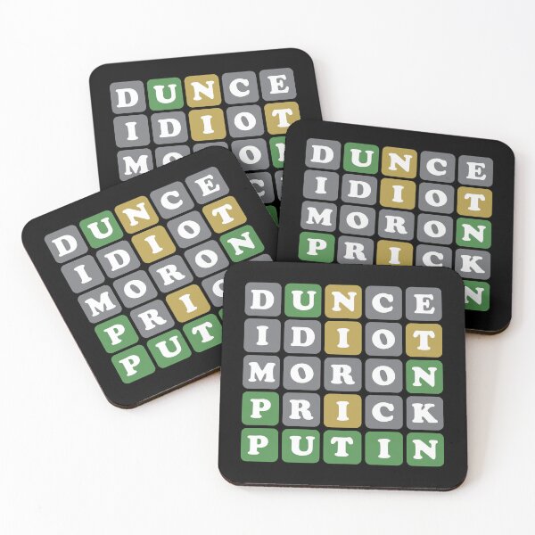 Item preview, peace love wordle - puck putin - I stand with ukraine-eat sleep wordle repeat designed and sold by Topiest.