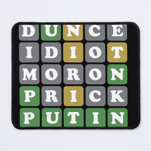 Item preview, peace love wordle - puck putin - I stand with ukraine-eat sleep wordle repeat designed and sold by Topiest.