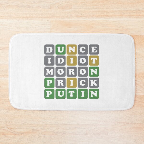 Item preview, peace love wordle - puck putin - I stand with ukraine-eat sleep wordle repeat designed and sold by Topiest.
