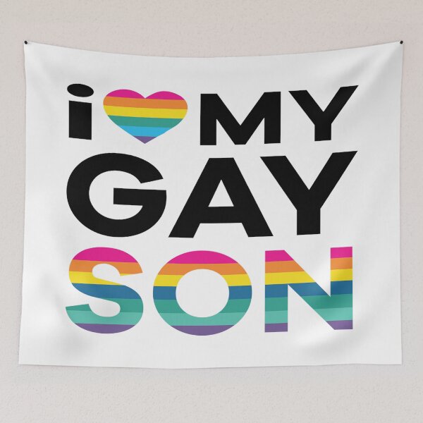Item preview, I Love My gay Son -  Gay Pride designed and sold by MauveMoves.