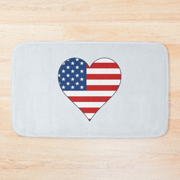 Item preview, Flag of USA in the heart designed and sold by Pavnud.