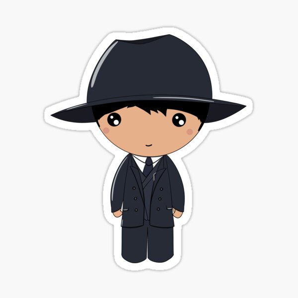 Kawaii Grim Reaper Sticker