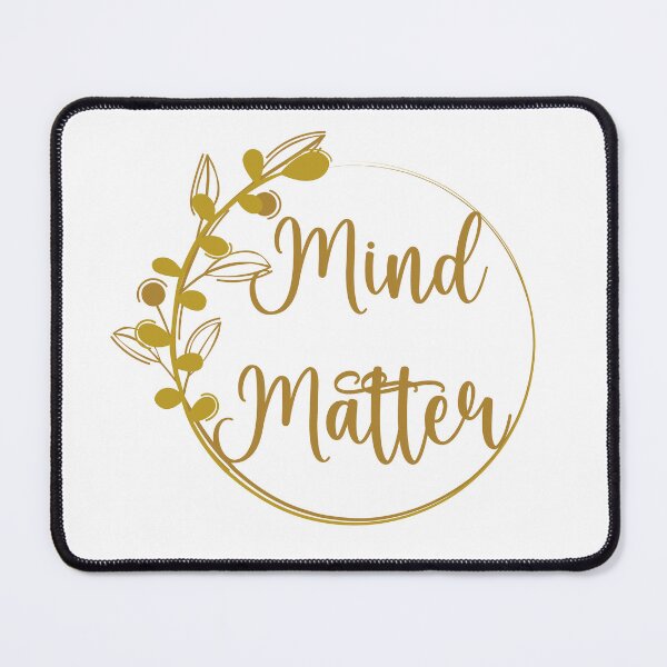 Item preview, Mind Over Matter typography designed and sold by happyandbubbly.