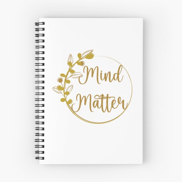 Item preview, Mind Over Matter typography designed and sold by happyandbubbly.