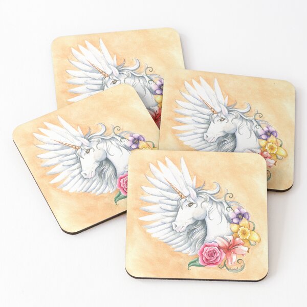 Item preview, Floral Unicorn designed and sold by LCWaterworth.