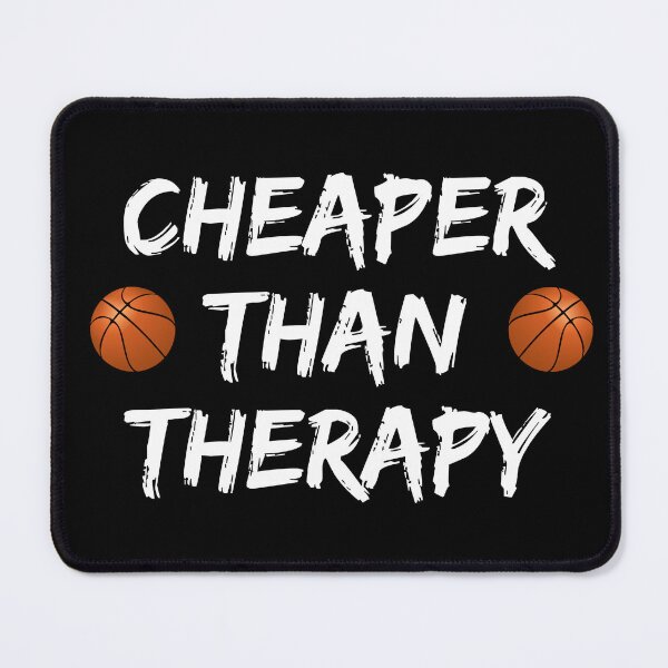 Item preview, black basketball is cheaper than therapy - basketball is therapy - Basketball stickers - I love basketball designed and sold by TheForgettables.