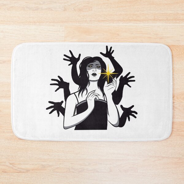Item preview, Mystical witch conjuring up a star designed and sold by ReneMM.