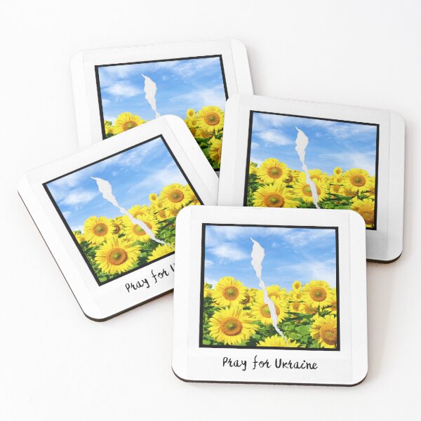 Item preview, Pray For Ukraine - Sunflower For Ukraine - Vintage Photo Sunflower Field designed and sold by SayWhatYouFeel.