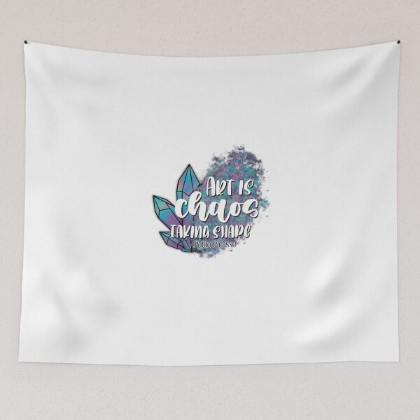 Item preview, El arte es el caos tomando forma- Cita de Picasso designed and sold by For Art Sake.