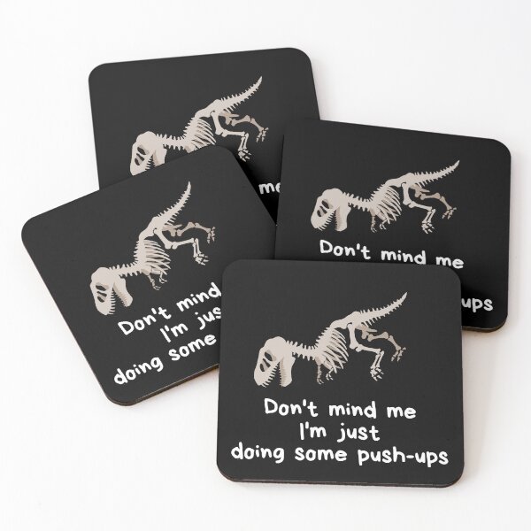 Item preview, Dinosaur Doing Pushups designed and sold by Vladan Seva.
