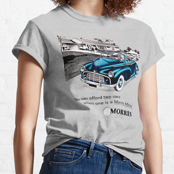 Morris Minor Convertible Embroidered & Personalised T Shirt Morris Minor Convertible Embroidered & Personalised T Shirt