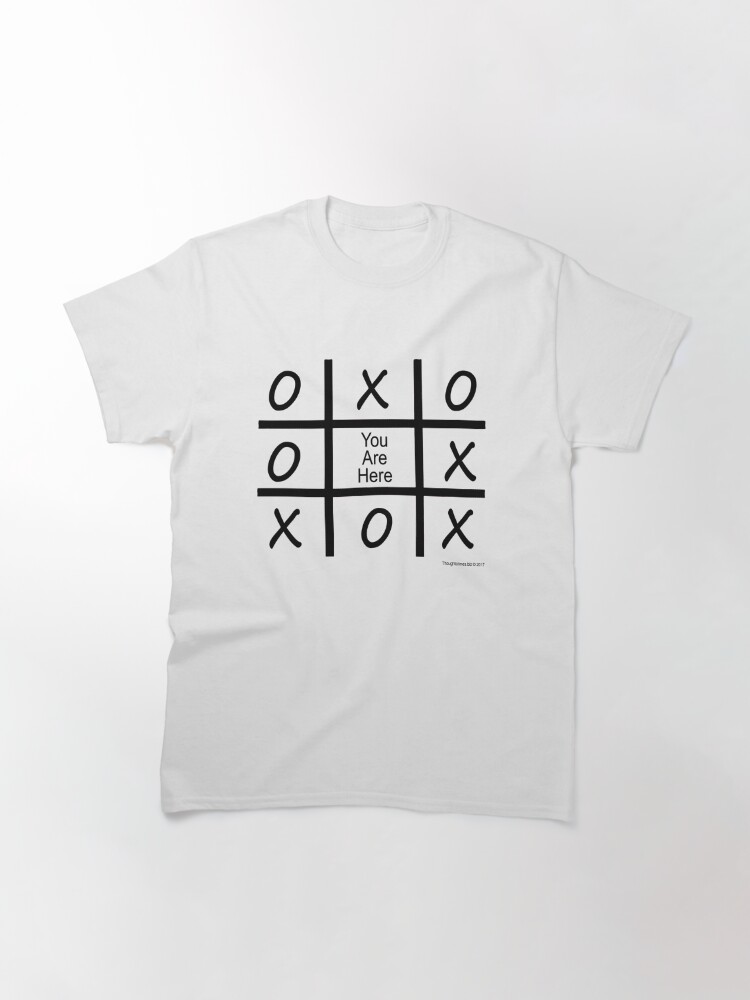 Alternate view of Tic Tac Toe - You Are Here Classic T-Shirt
