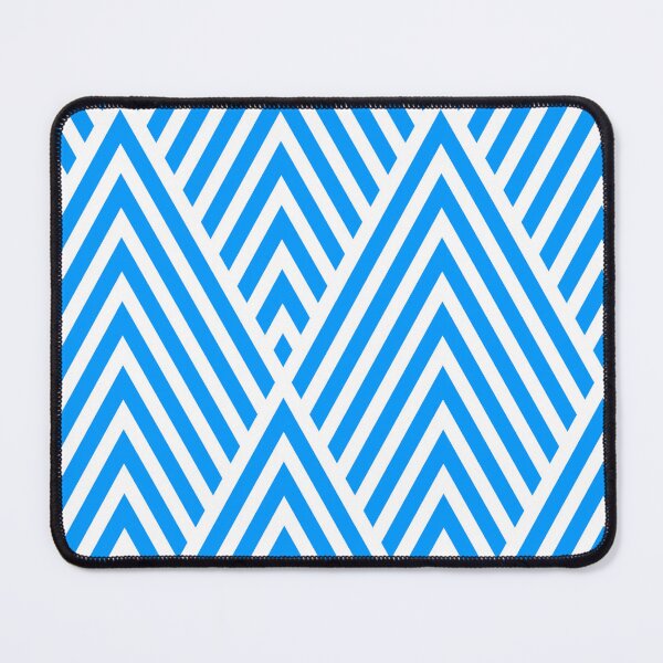 Artikelvorschau, Blaue Rautenform und Chevron | Art-Deco-Wiederholungsmuster entworfen und verkauft von TMBTM.