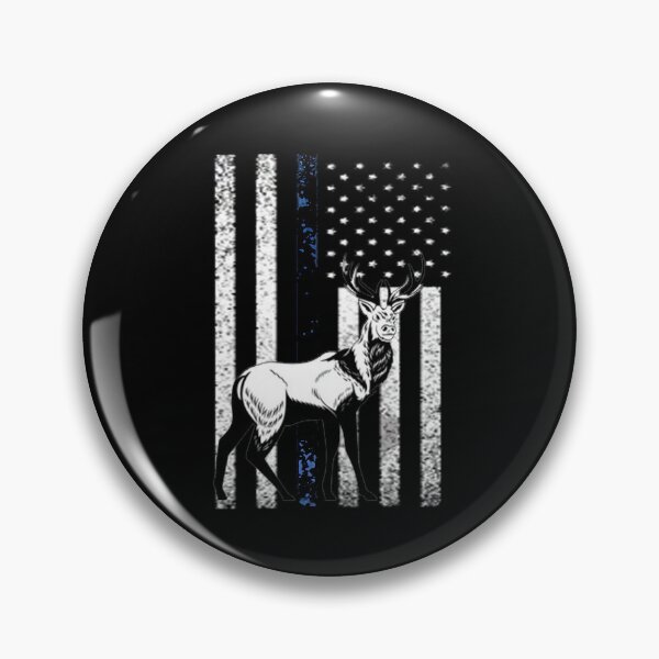 Item preview, Whitetail Deer Hunting American Flag designed and sold by rachidhaz.