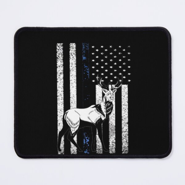 Item preview, Whitetail Deer Hunting American Flag designed and sold by rachidhaz.