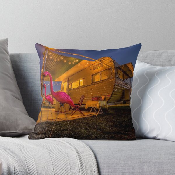 Golden Hour Throw Pillow
