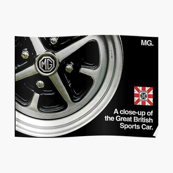 "MG CATALOGUE" Poster for Sale by ThrowbackM3 Redbubble