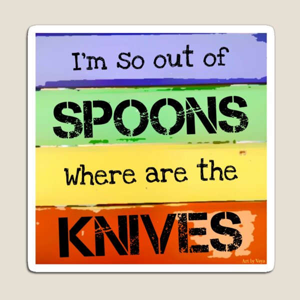 Item preview, Out Of Spoons designed and sold by Art by Veya.