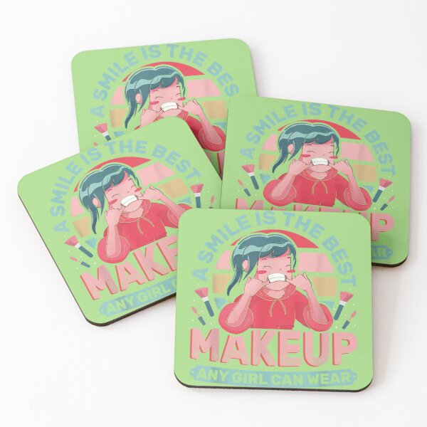 Item preview, A Smile Is The Best Makeup Any Girl Can Wear No Makeup     designed and sold by Tambapa.