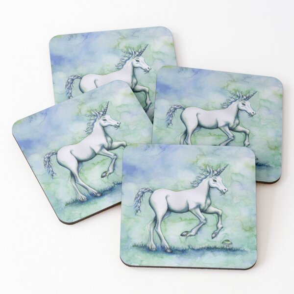 Item preview, Unicornio del bosque de ensueño designed and sold by Katy Jones.