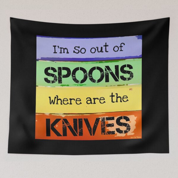 Item preview, Out Of Spoons designed and sold by Art by Veya.