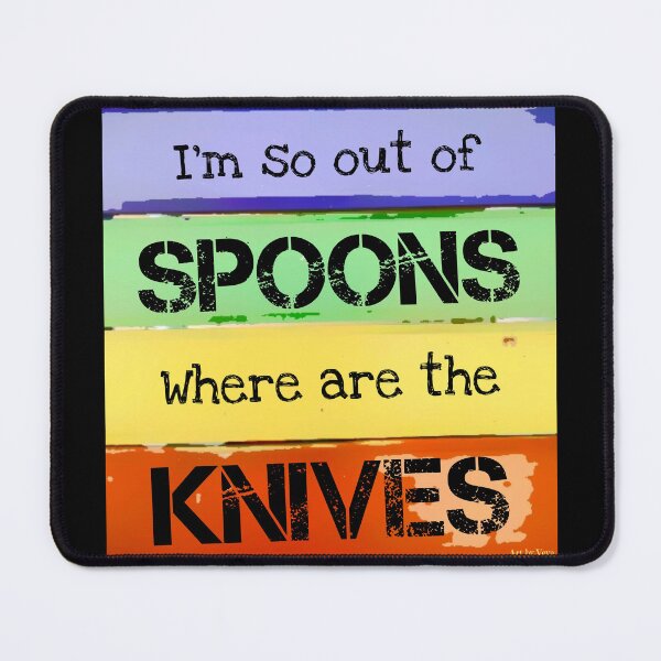 Item preview, Out Of Spoons designed and sold by Art by Veya.