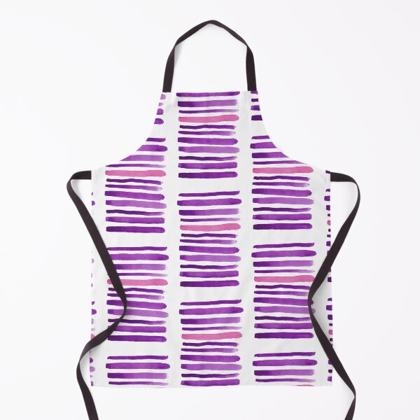 Item preview, Contemporary Purple Watercolor Stripes - Abstract Art designed and sold by Courtney Matulewicz.