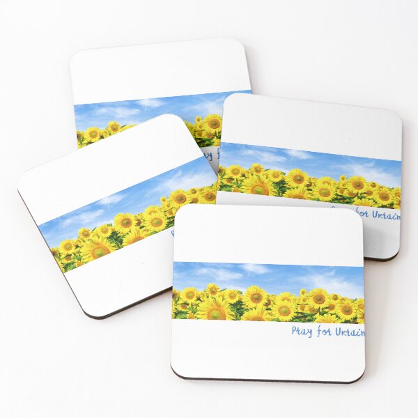 Item preview, Pray For Ukraine Rectangle - Sunflower For Ukraine - Vintage Photo Sunflower Field designed and sold by SayWhatYouFeel.