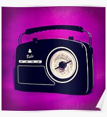 Vintage Style Analogue Radio Poster