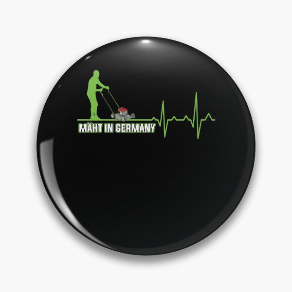 Item preview, Mows in Germany lawn mower lawn garden gift gardener designed and sold by Lenny Stahl.