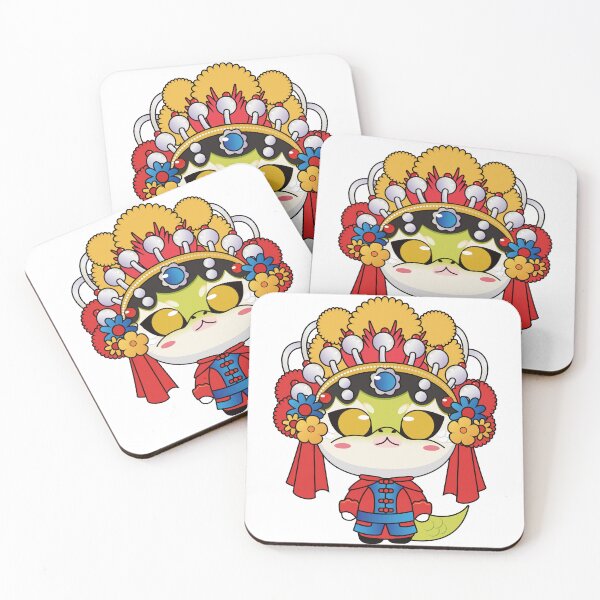 Item preview, Chinese Zodiac Snake illustrated Chinese Beijing Opera Style designed and sold by xdashu.