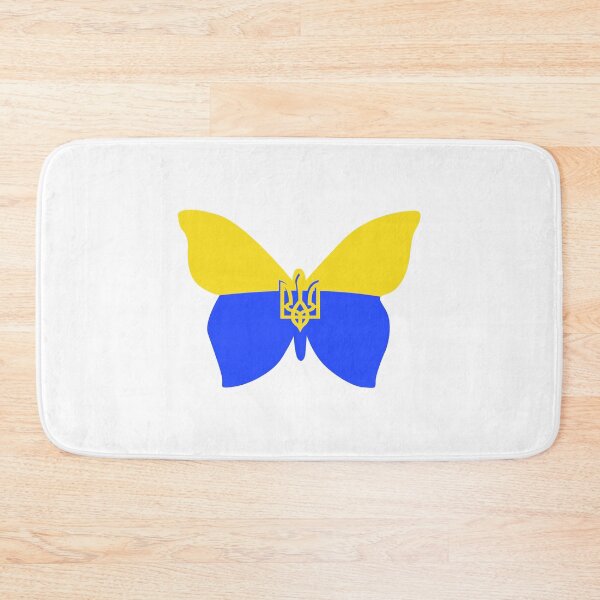 Item preview, Butterfly trident for Ukraine designed and sold by Blondiabshop.