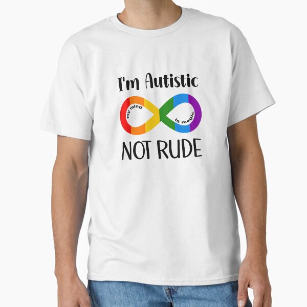 Item preview, Autistic NOT RUDE designed and sold by Nakikej's corner.