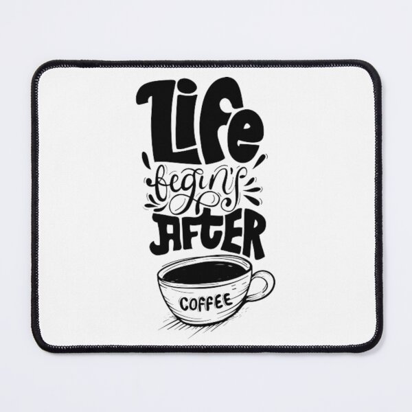 Item preview, Life Begins After Coffee, designed and sold by klineart ★★★★★.