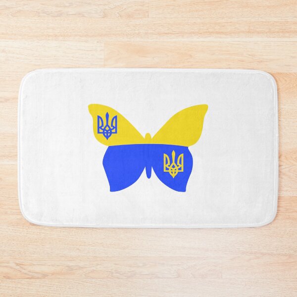 Item preview, Butterfly trident for Ukraine designed and sold by Blondiabshop.