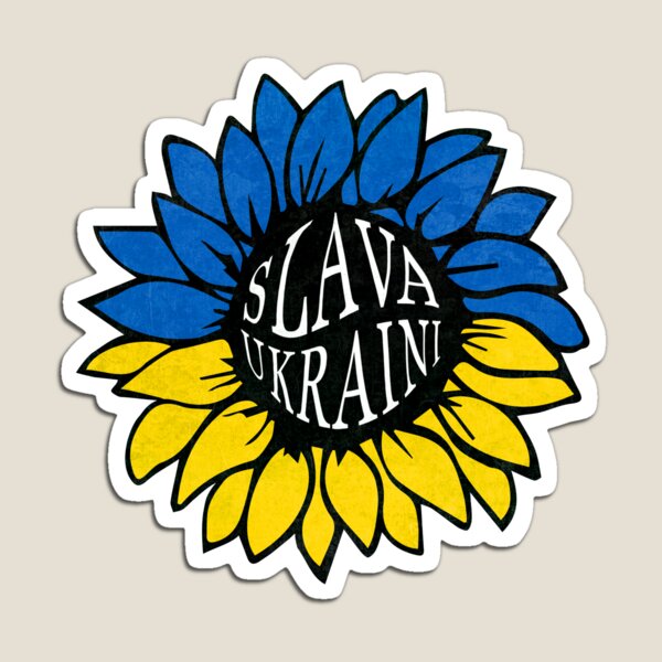 Item preview, Slava Ukraini Sunflower Head - Red Cross Donation designed and sold by InsideOutside.