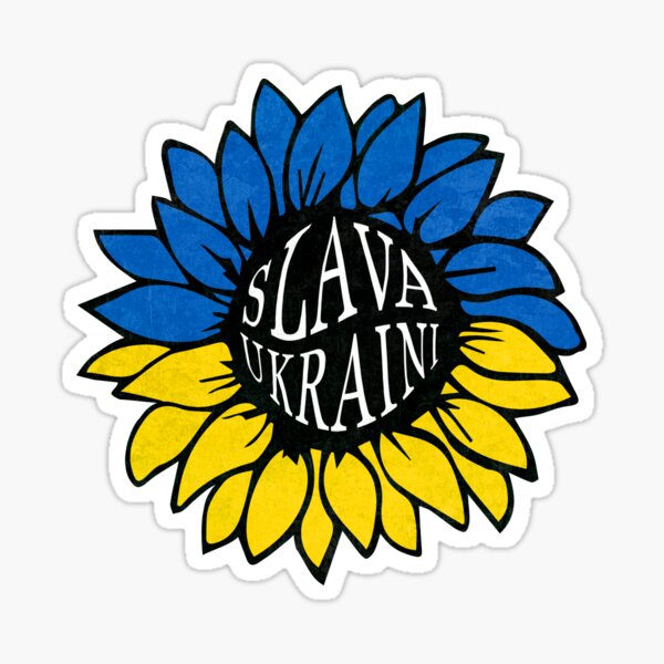 Item preview, Slava Ukraini Sunflower Head - Red Cross Donation designed and sold by InsideOutside.