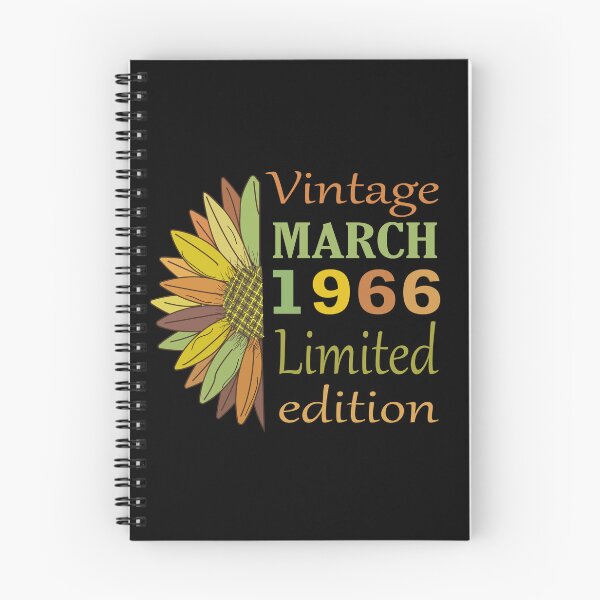 Item preview, vintage march 1966 limited edition, 56 Year Old Gifts Vintage 1966 Limited Edition 56th Birthday designed and sold by SimoSaladain.