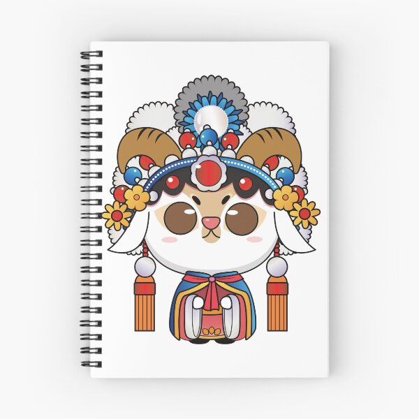 Item preview, Chinese Zodiac Goat illustrated Chinese Beijing Opera Style designed and sold by xdashu.