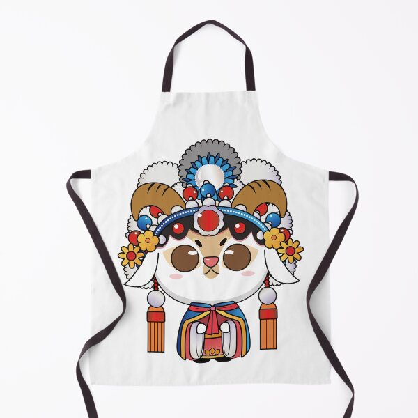 Item preview, Chinese Zodiac Goat illustrated Chinese Beijing Opera Style designed and sold by xdashu.