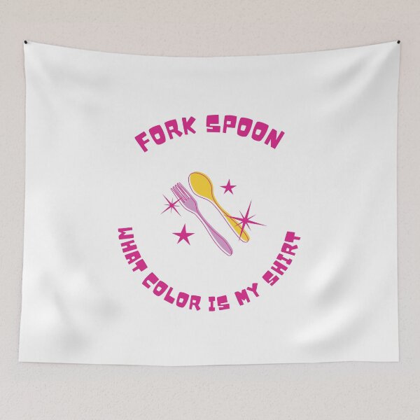 Item preview, Fork Spoon What Color Is My Shirt designed and sold by jee-jee2151.