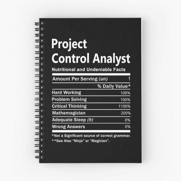 Item preview, Project Control Analyst T Shirt - Nutrition Factors Job Gift Item Tee designed and sold by wardorion9.